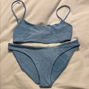 Skatie Blue Paisley Bikini Set